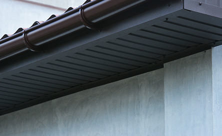 Architectural sheet metal for soffits