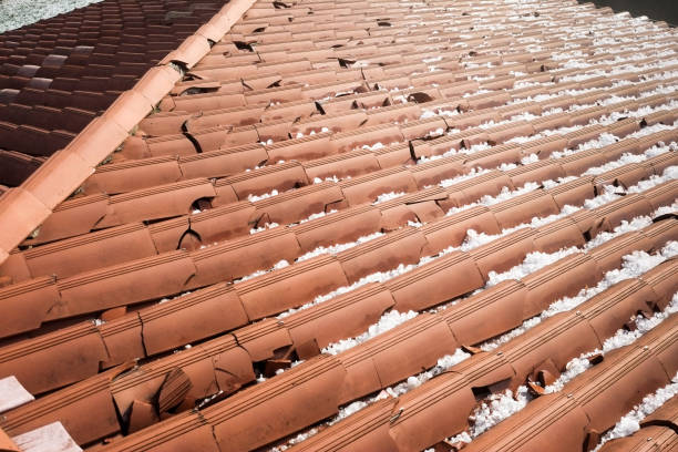 Hail damage roof repairs near Milwaukee