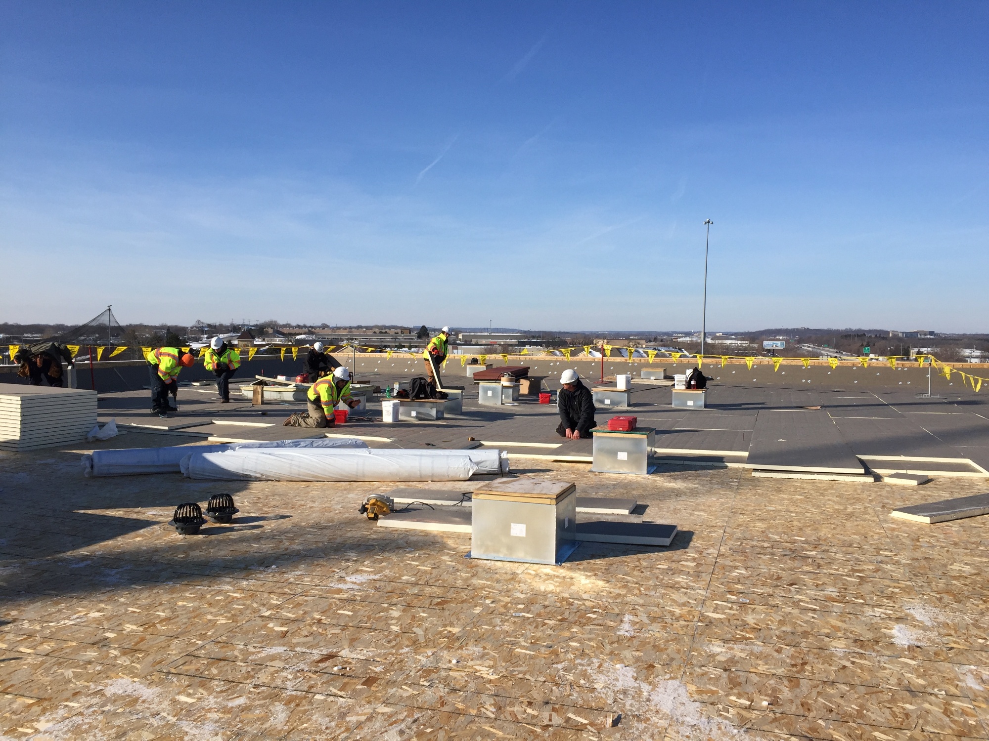 Commercial Flat Roof Replacement Wisconsin