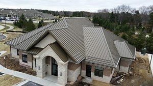 Metal roof installation Waukesha