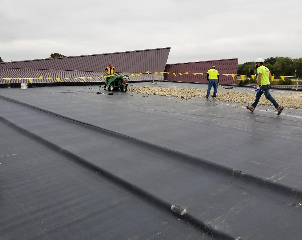 EPDM Ballast Roof System Wisconsin